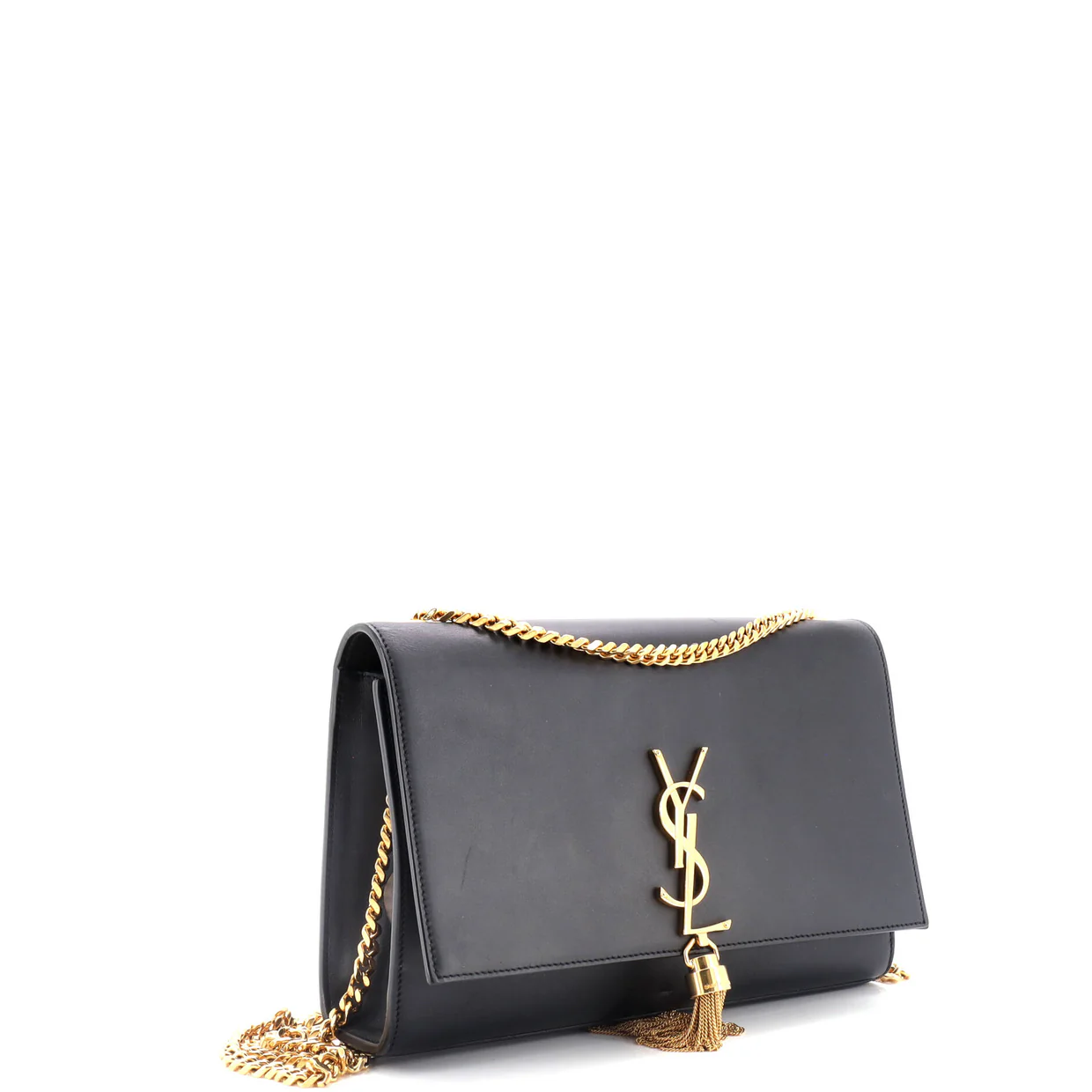 Classic Monogram Tassel Crossbody Bag Leather Medium - Deep Luxury