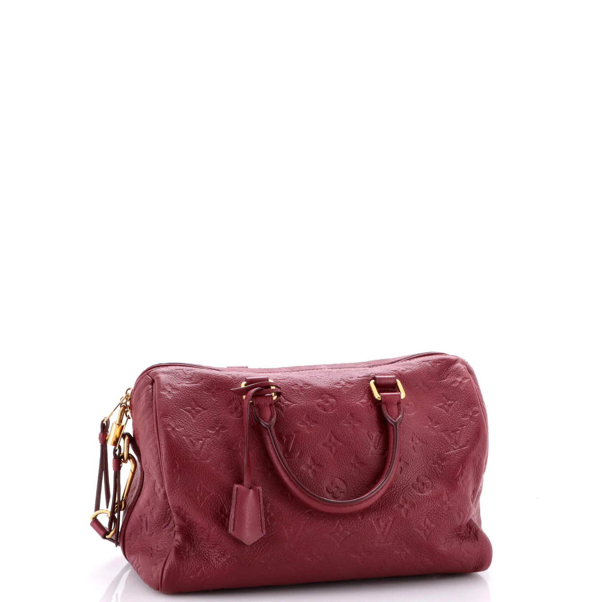 Speedy Bandouliere Bag Monogram Empreinte Leather 30 - Deep Luxury