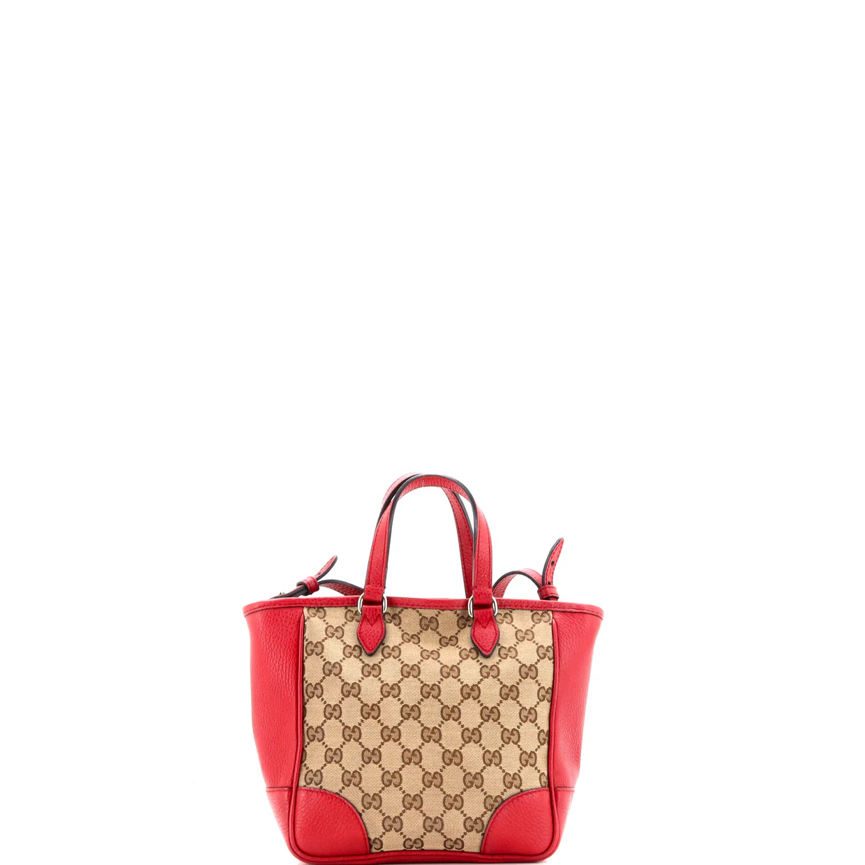 Bree Convertible Tote GG Canvas with Leather Small - Deep Luxury