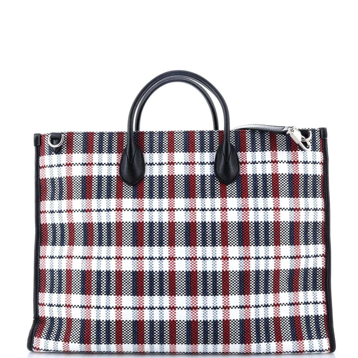 ICCUG Tote Embroidered Faux Raffia Large - Deep Luxury