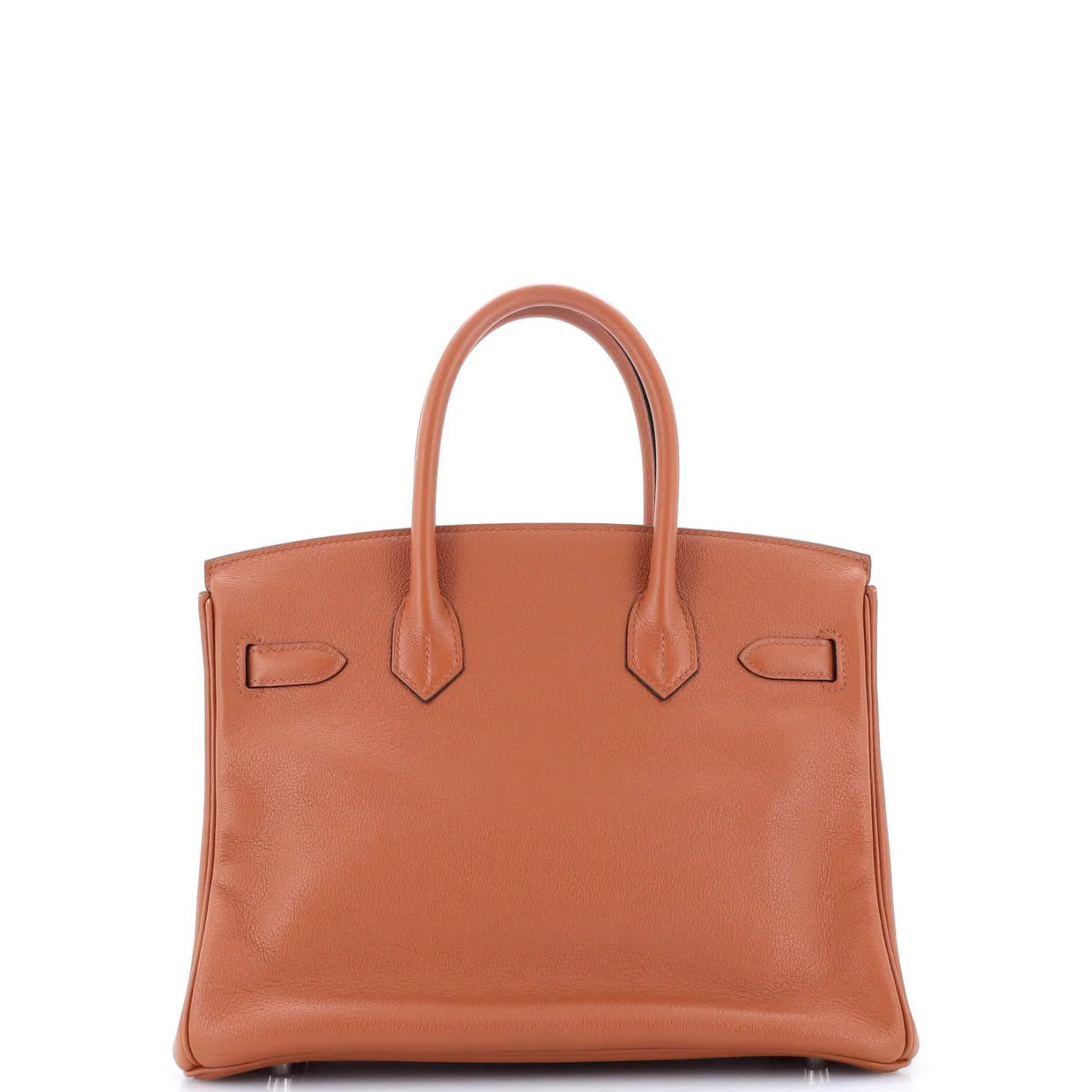Birkin Handbag Cuivre Novillo with Palladium Hardware 30 - Deep Luxury