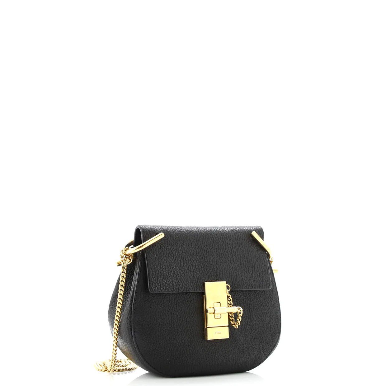 Drew Crossbody Bag Leather Mini - Deep Luxury