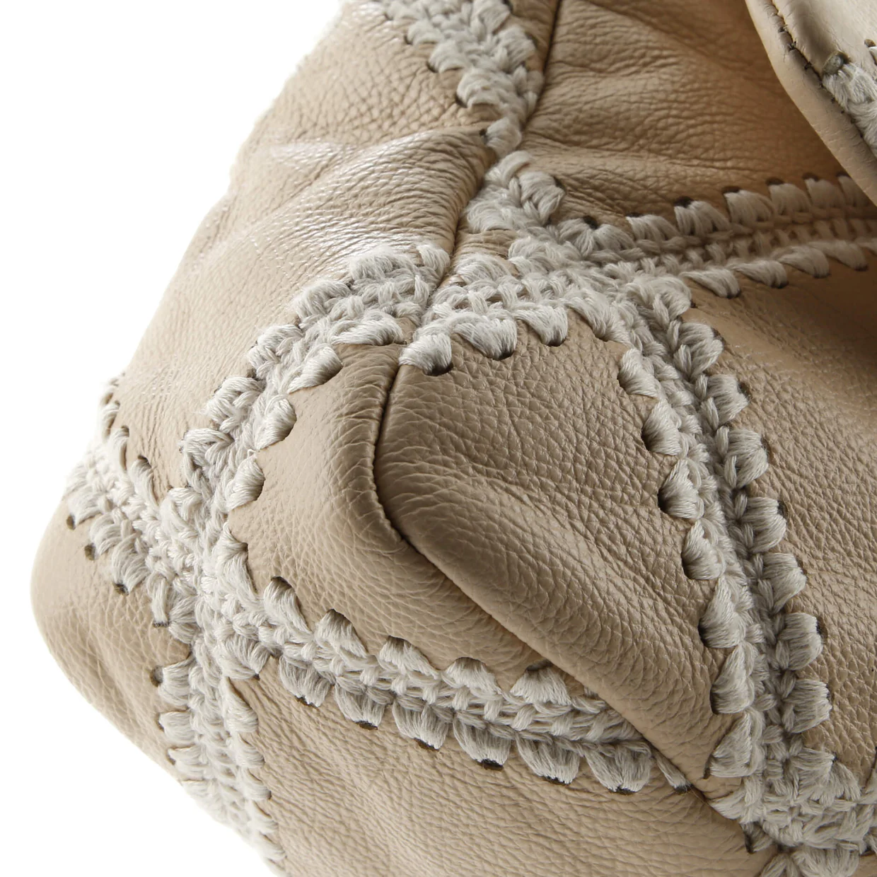 19 Flap Bag Crochet Quilted Calfskin Medium - Deep Luxury