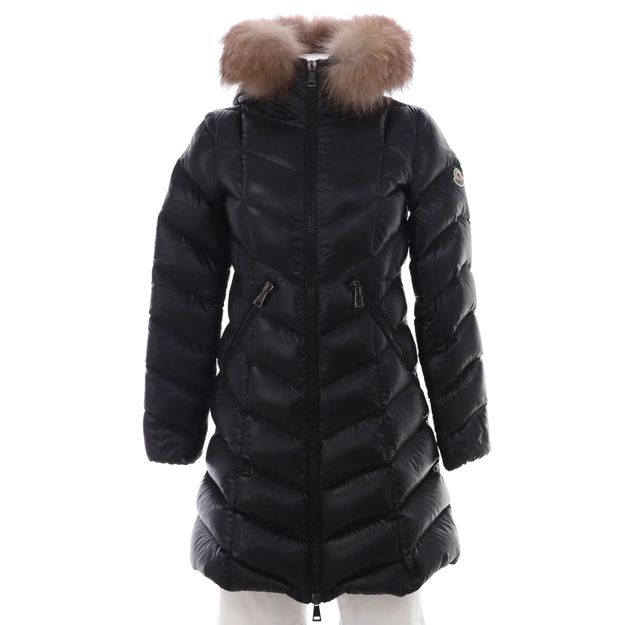 Women's Fulmarus Puffer Coat Quilted Polyamide with Down and Fur - Deep Luxury