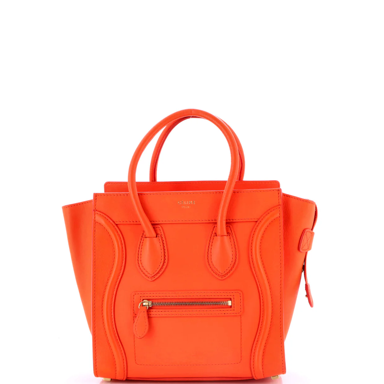 Luggage Bag Smooth Leather Micro - Deep Luxury