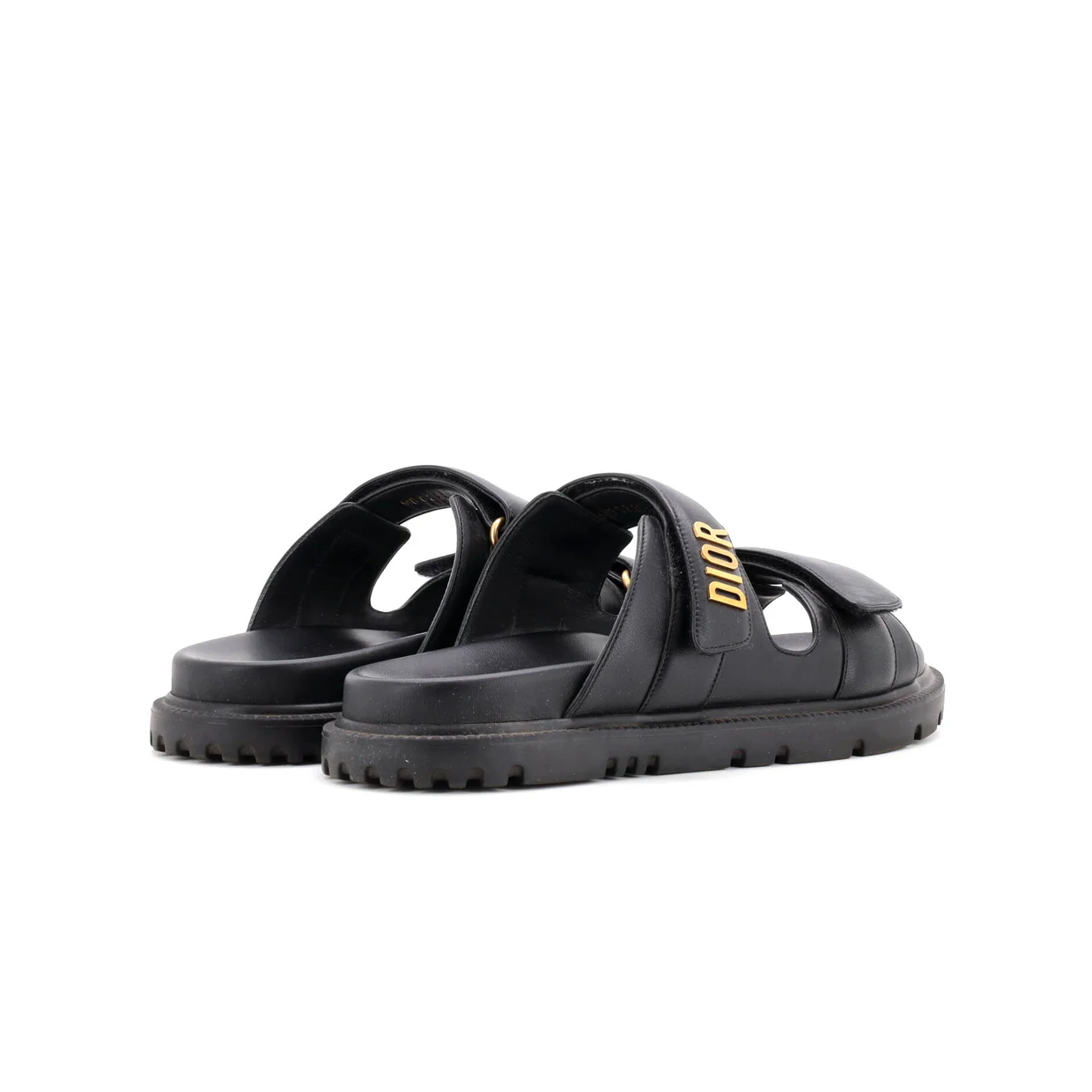 Women's DiorAct Slide Sandals Leather - Deep Luxury
