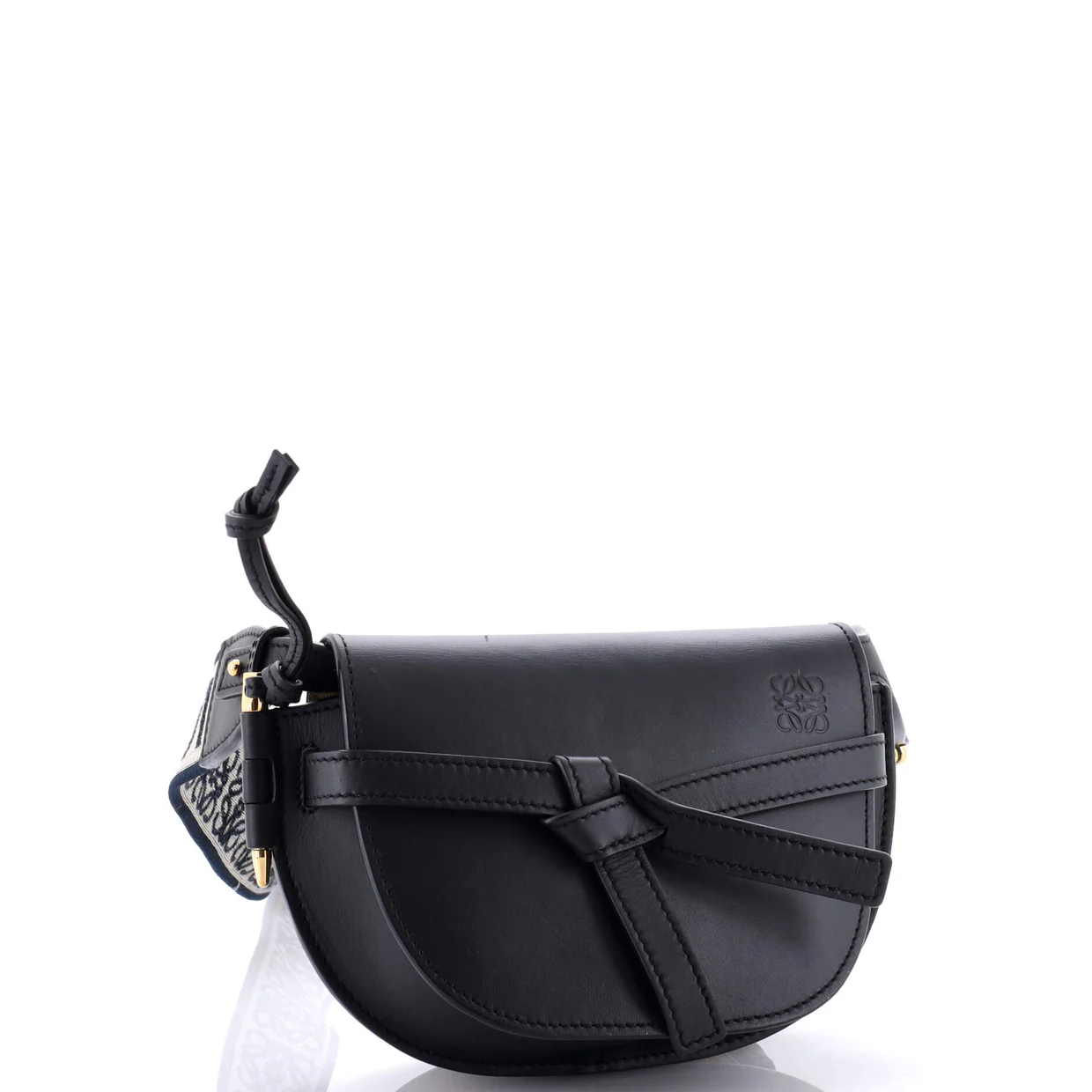 Gate Dual Shoulder Bag Leather Mini - Deep Luxury