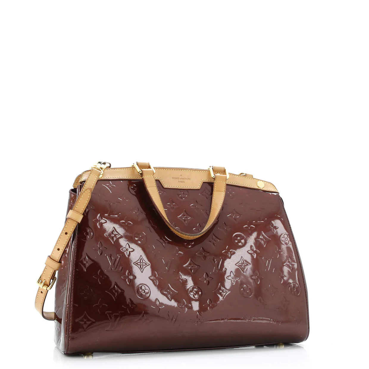 Brea Handbag Monogram Vernis GM - Deep Luxury