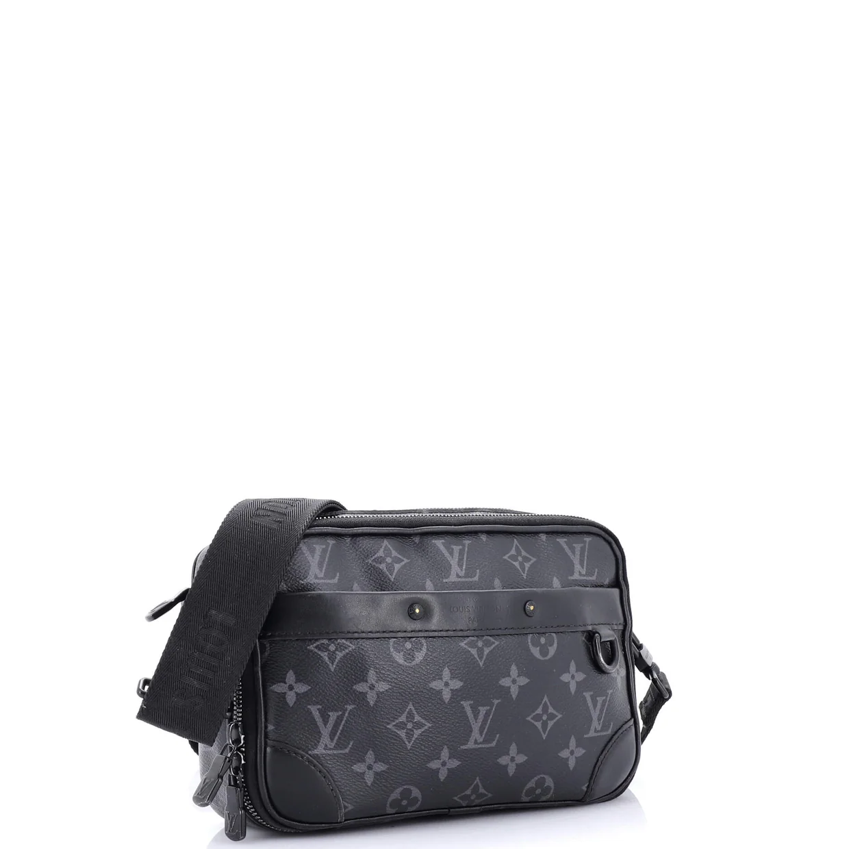 Alpha Messenger Bag Monogram Eclipse Canvas - Deep Luxury