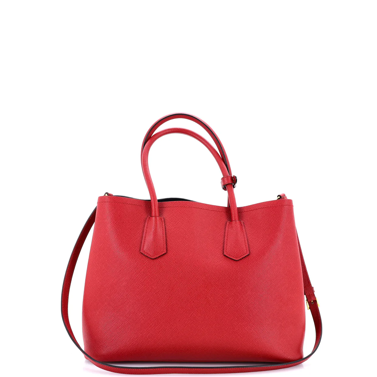Cuir Double Tote Saffiano Leather Large - Deep Luxury