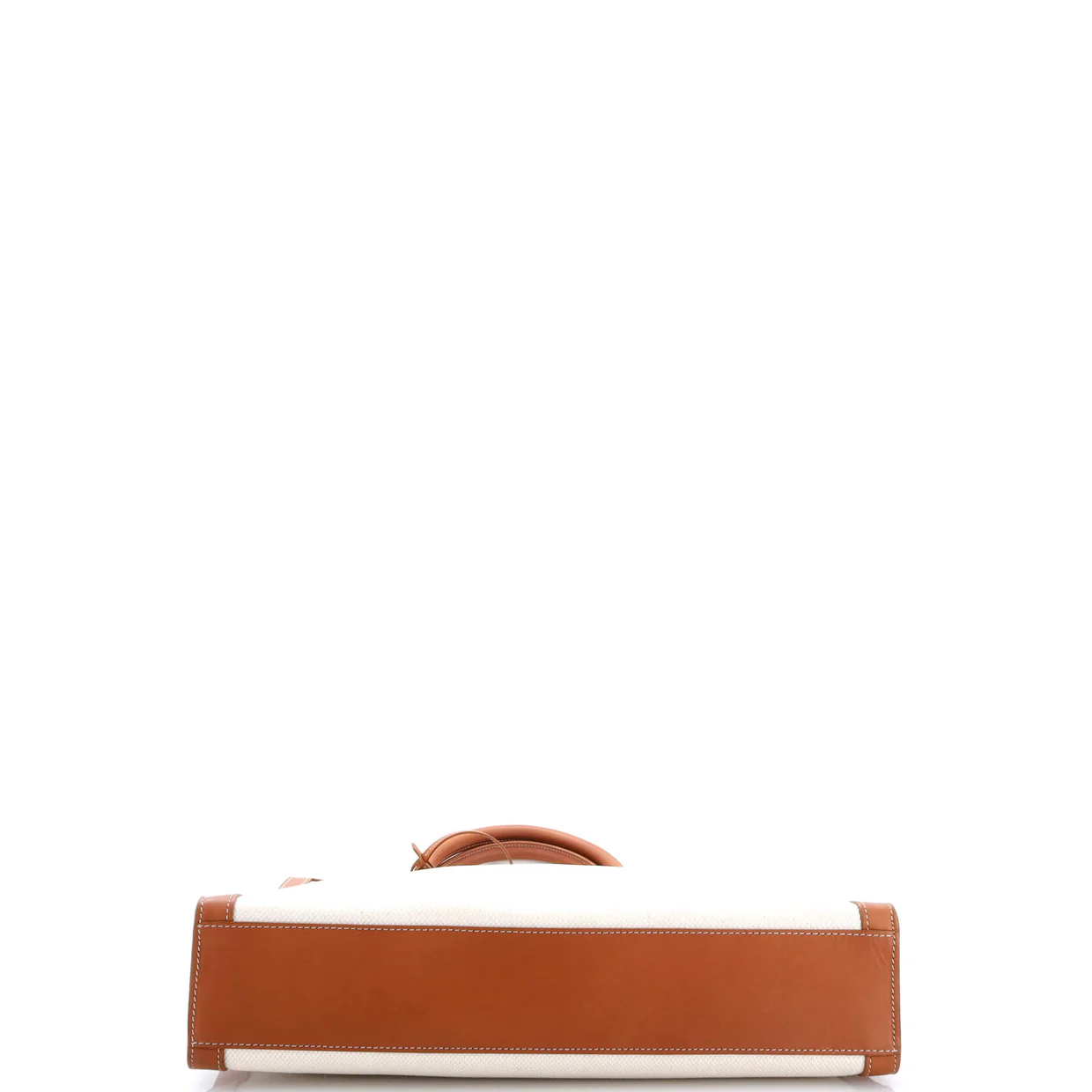 Vertical Cabas Tote Canvas with Leather Large - Deep Luxury