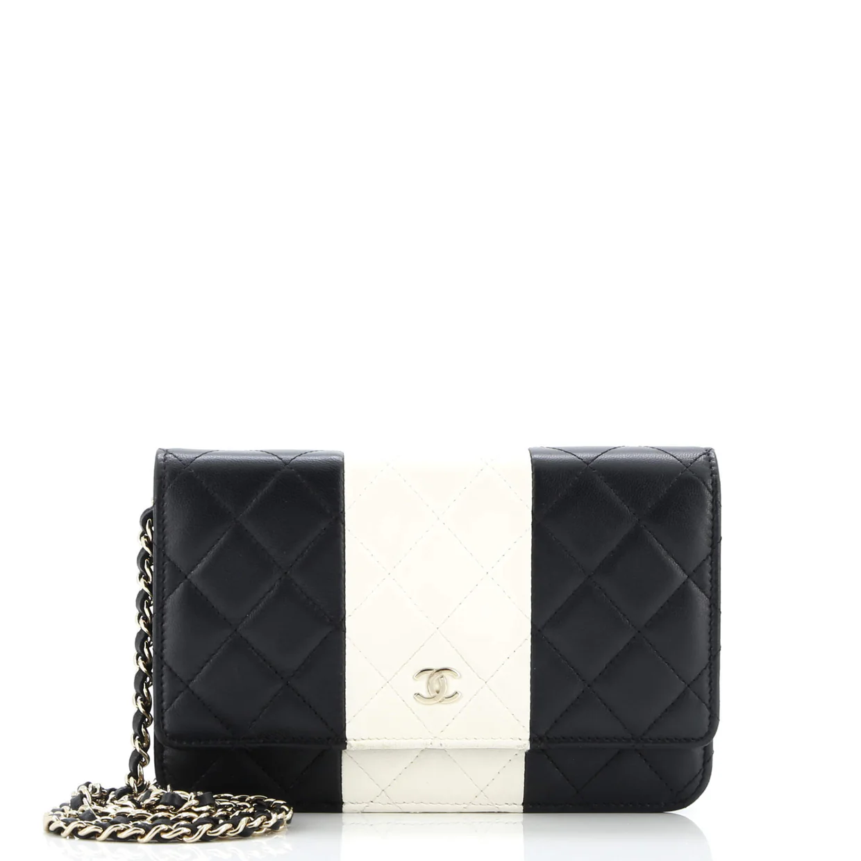 Wallet on Chain Quilted Lambskin - Deep Luxury