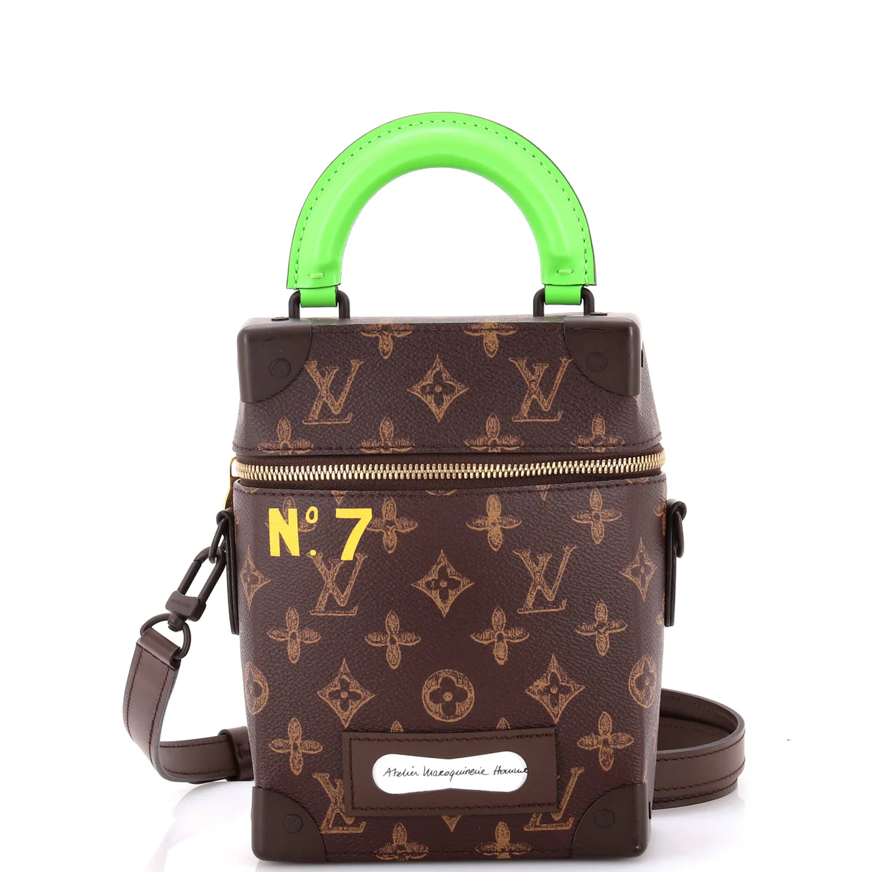 Vertical Box Trunk Bag No.7 Trunk L'Oeil Vintage Monogram Canvas - Deep Luxury
