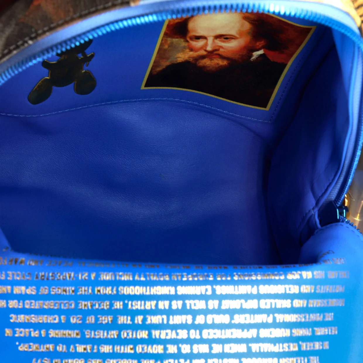 Palm Springs Backpack Limited Edition Jeff Koons Rubens Print Canvas PM - Deep Luxury