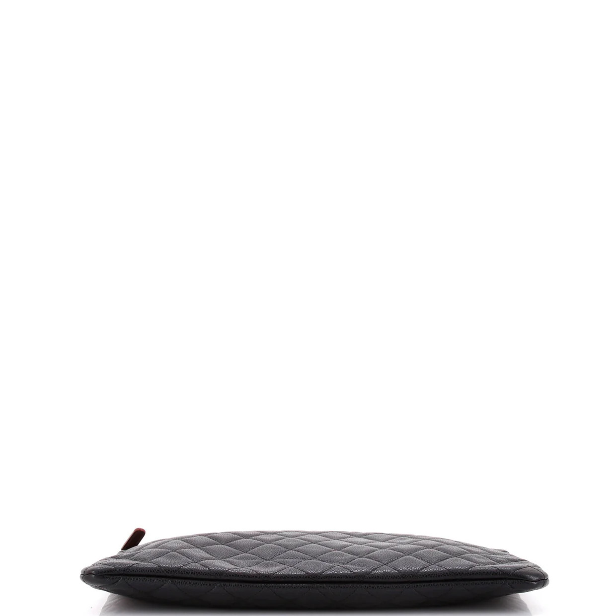 O Case Clutch Quilted Caviar Large - Deep Luxury