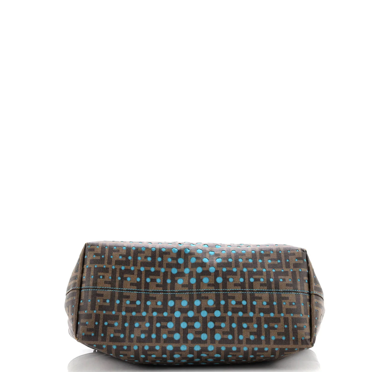 Roll Tote Perforated Zucca Canvas Large - Deep Luxury