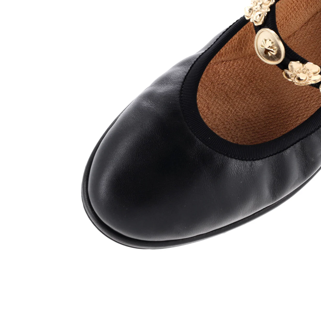 Women's Charm Mary Jane Flats Leather - Deep Luxury