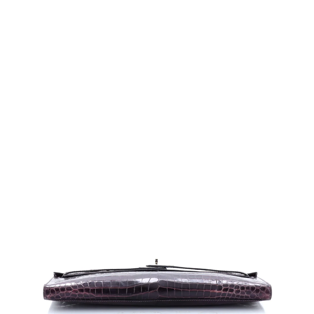 Kelly Cut Pochette Porosus Crocodile - Deep Luxury