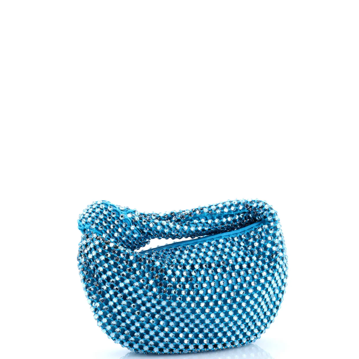 BV Jodie Hobo Crystal Embellished Mesh Mini - Deep Luxury