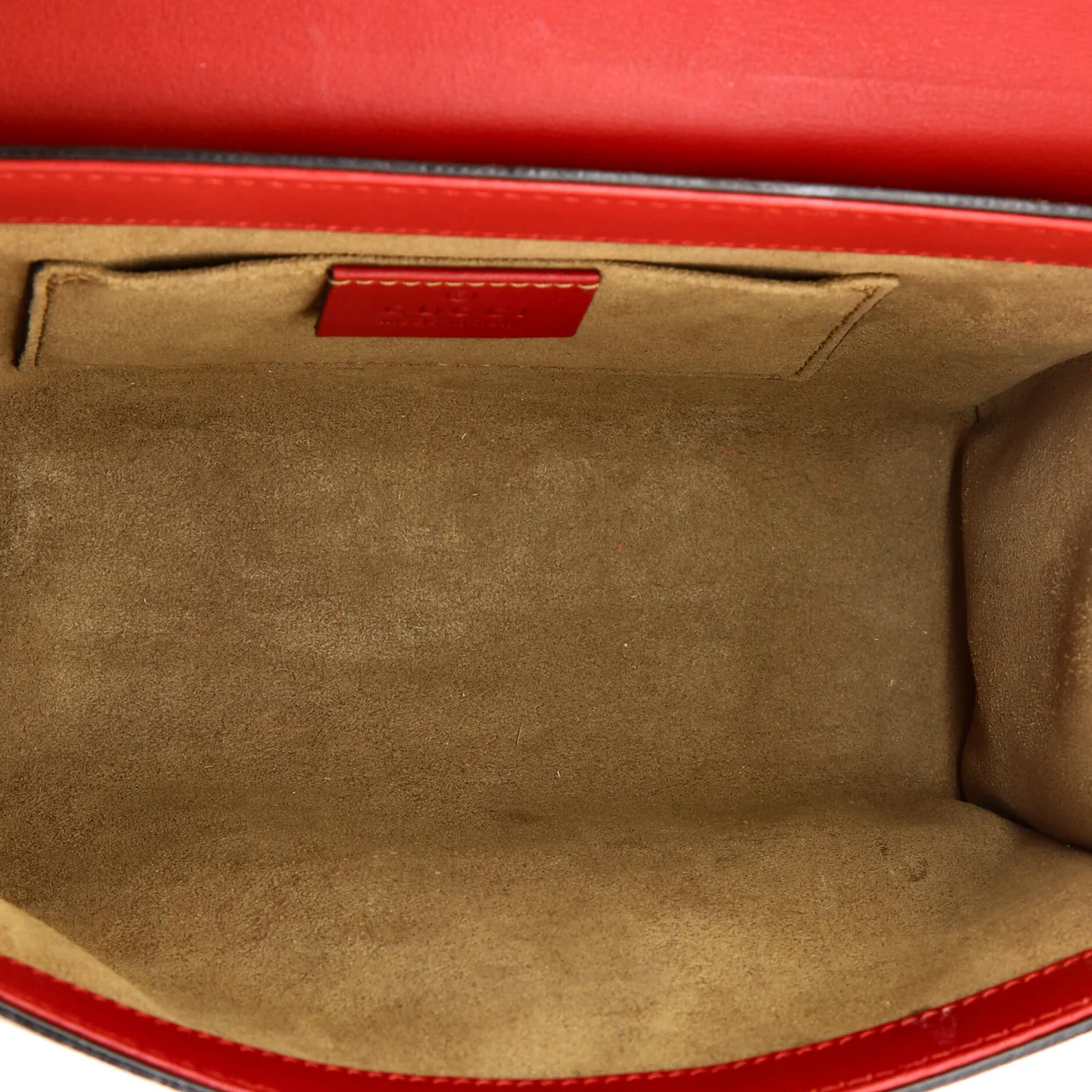 Padlock Shoulder Bag GG Coated Canvas and Leather Small - Deep Luxury