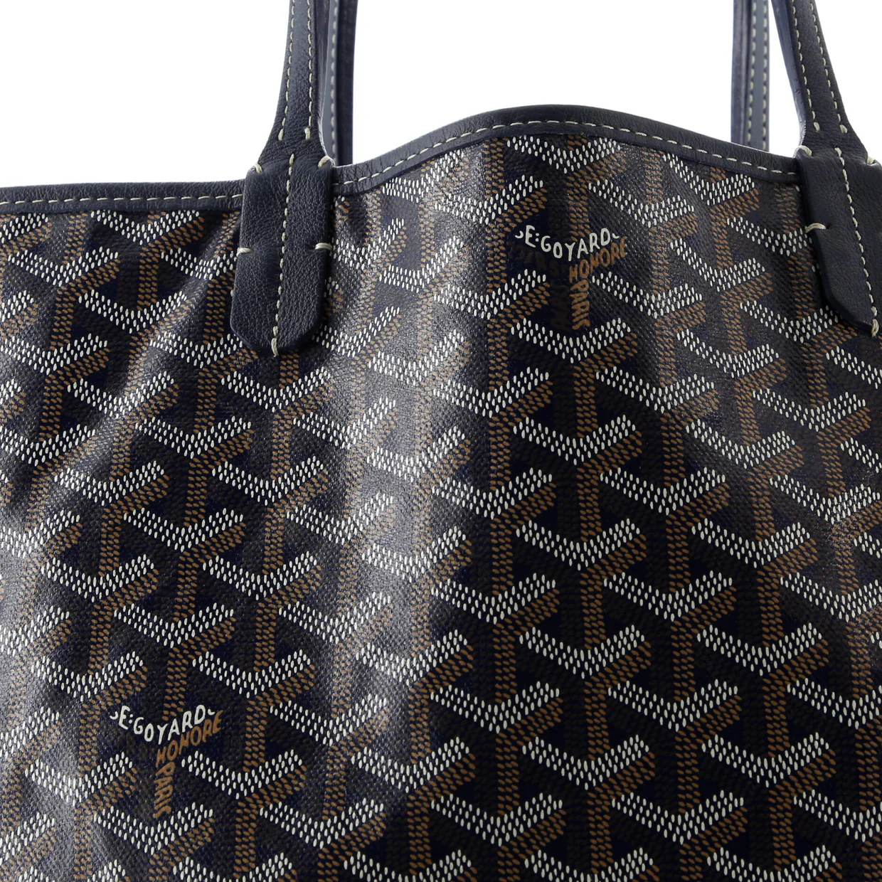 Anjou Reversible Tote Coated Canvas PM - Deep Luxury