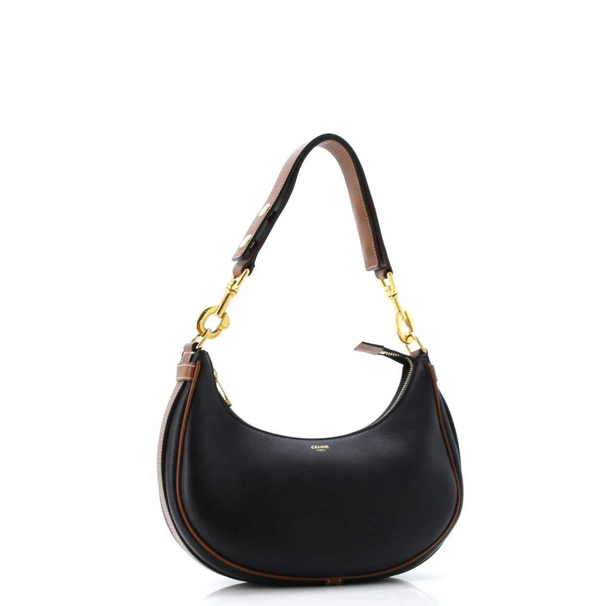 Ava Strap Bag Leather Medium - Deep Luxury