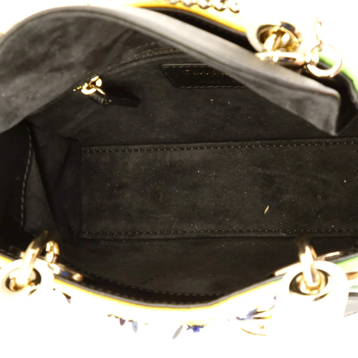Lady Dior Chain Bag Flower Pop Embellished Sequin Mini - Deep Luxury