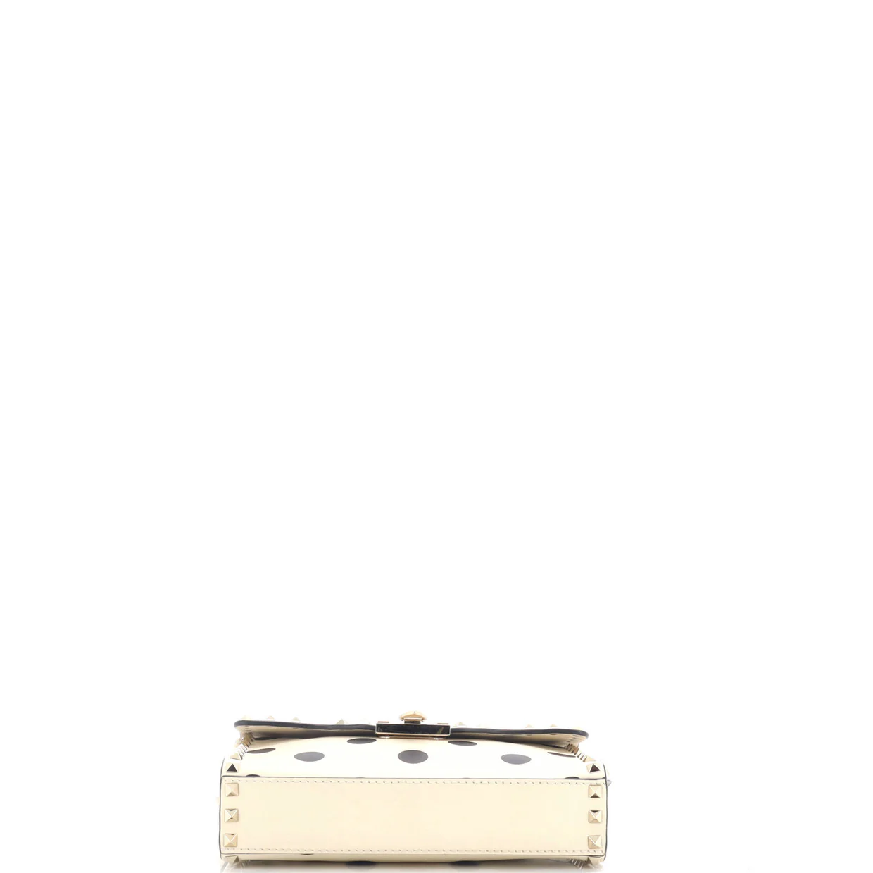 Rockstud Flip Lock Flap Bag Printed Leather Medium - Deep Luxury