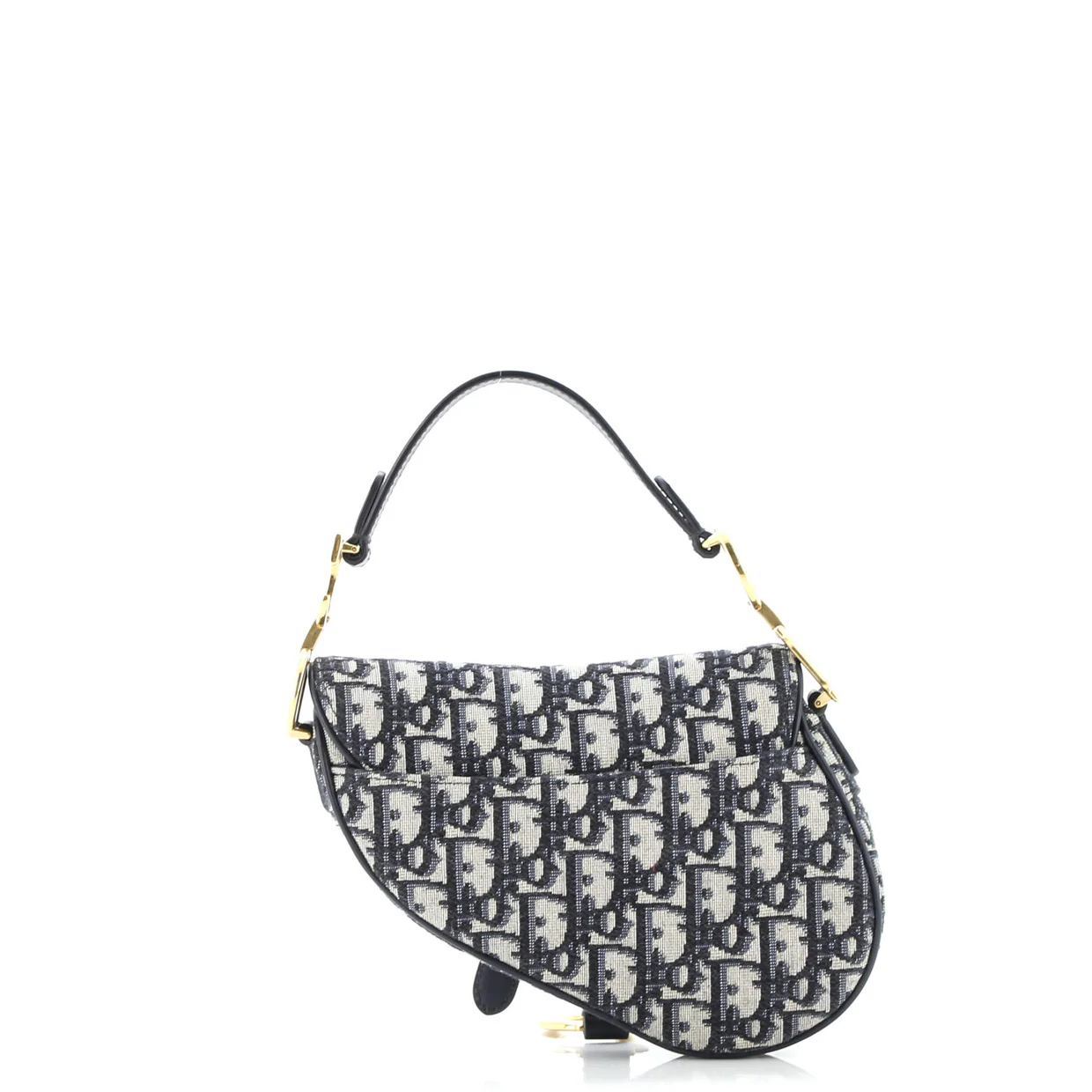 Saddle Handbag Oblique Canvas Mini - Deep Luxury