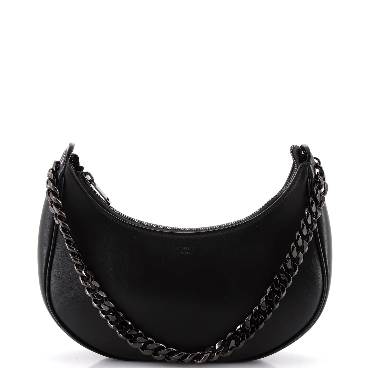 Ava Chain Bag Leather Medium - Deep Luxury