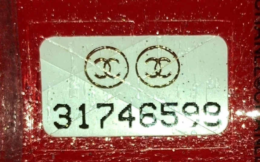 Coco Neige Zip Around Sunglasses Case with Chain Printed Leather - Deep Luxury