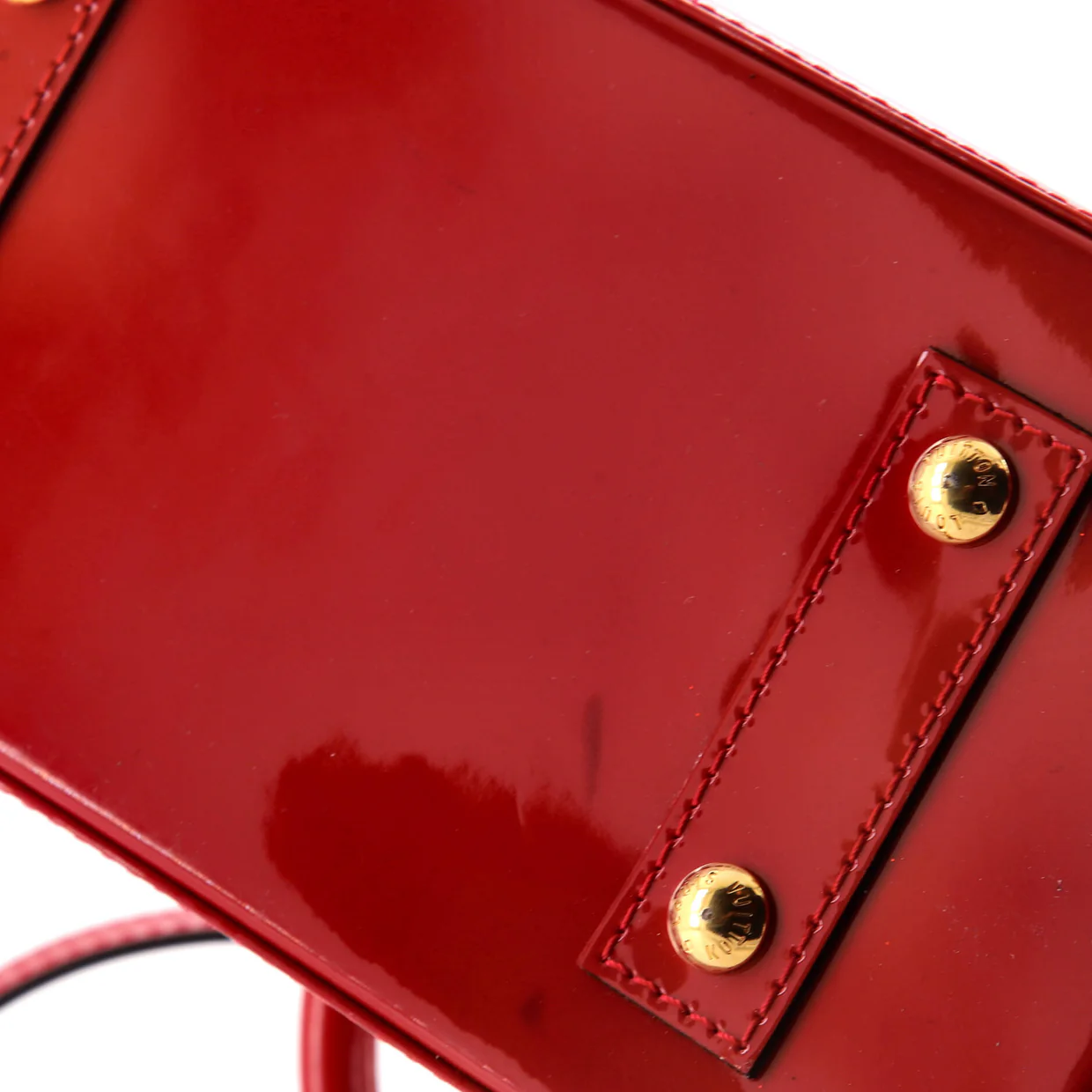 Alma Handbag Monogram Vernis BB - Deep Luxury