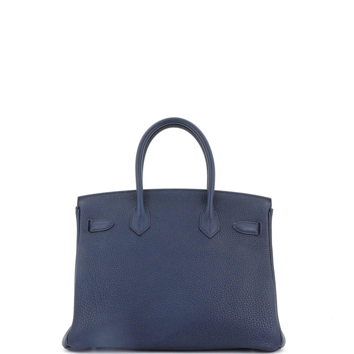 Birkin Handbag Bleu Encre Togo with Palladium Hardware 30 - Deep Luxury