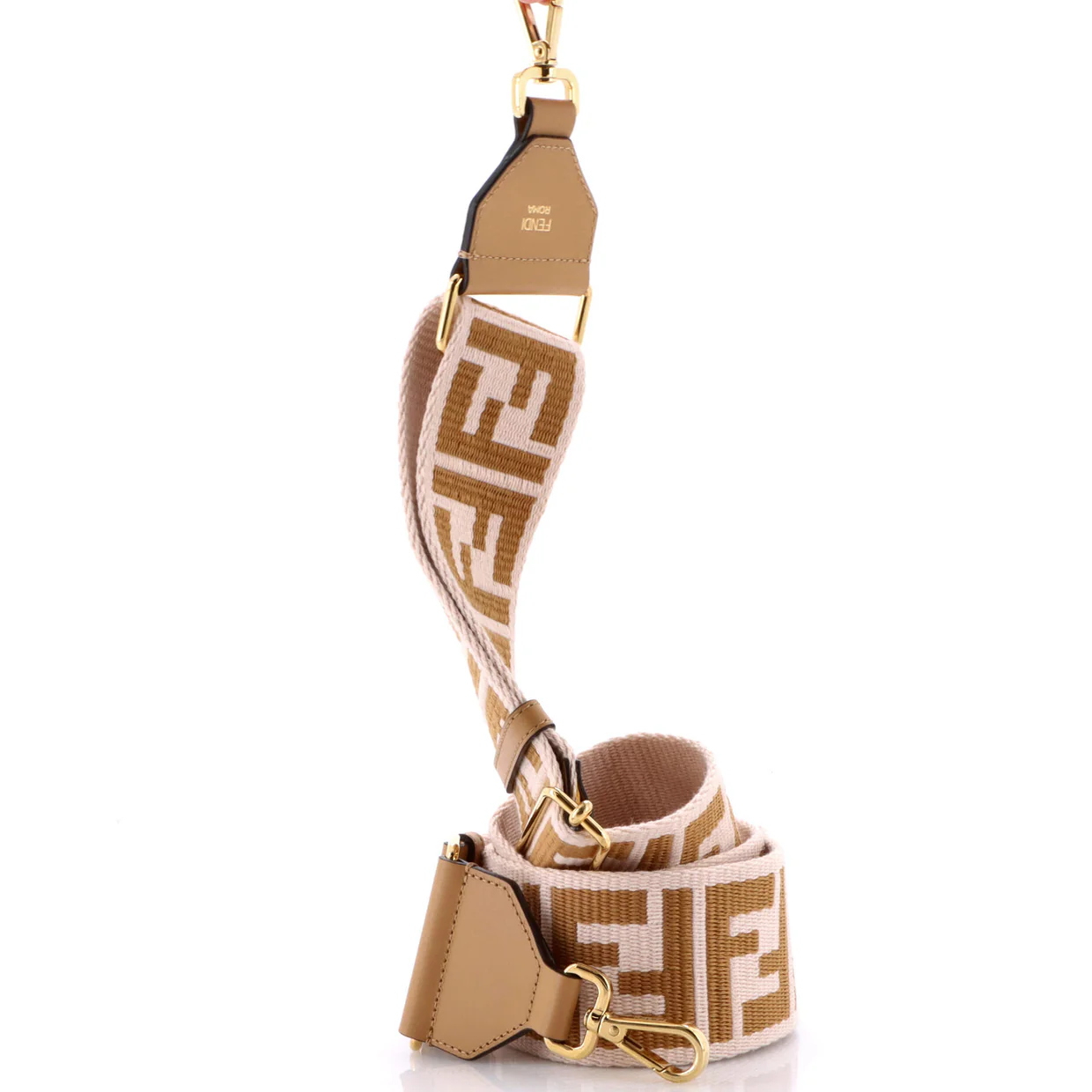 FF 1974 Strap You Shoulder Strap Zucca Canvas - Deep Luxury