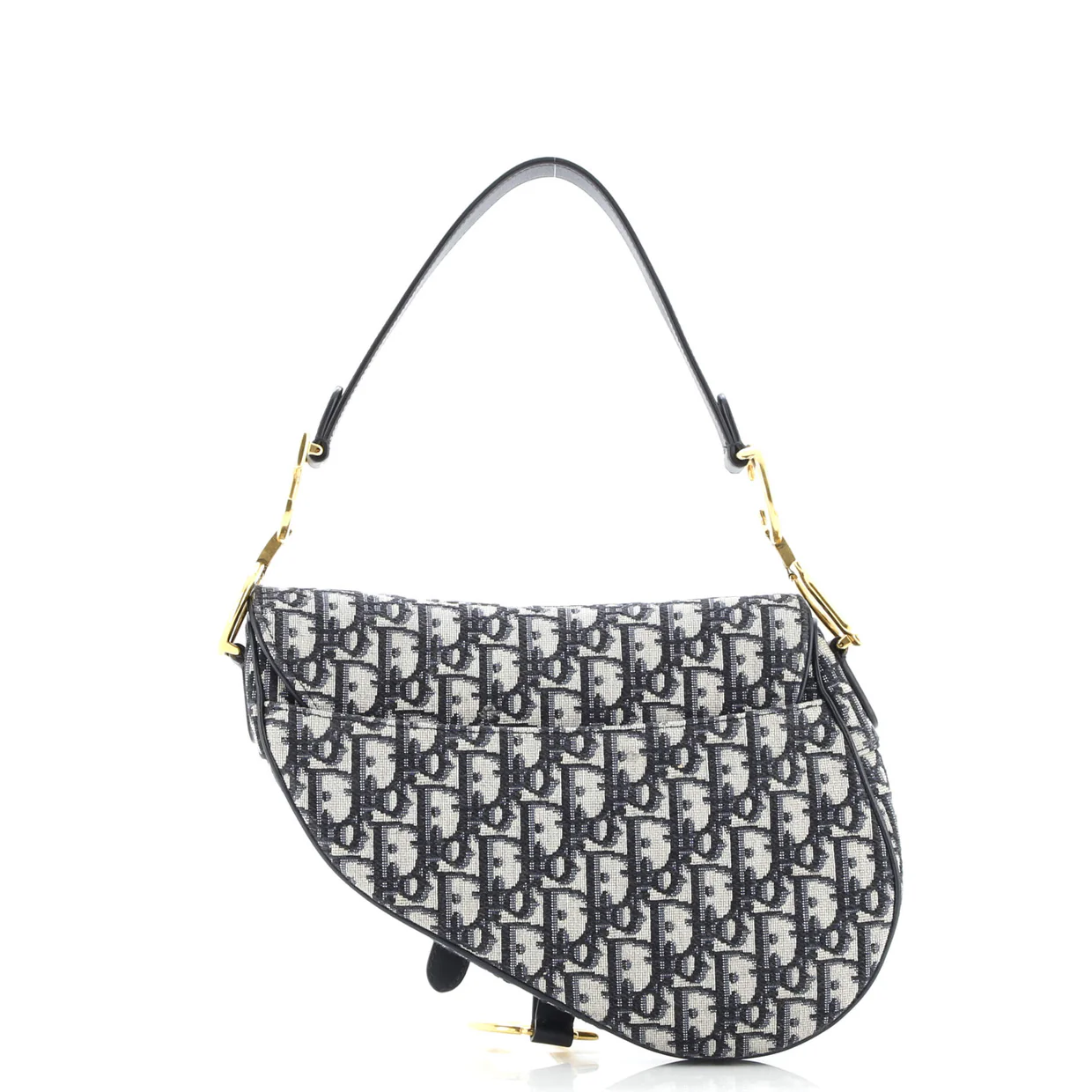 Saddle Handbag Oblique Canvas Medium - Deep Luxury