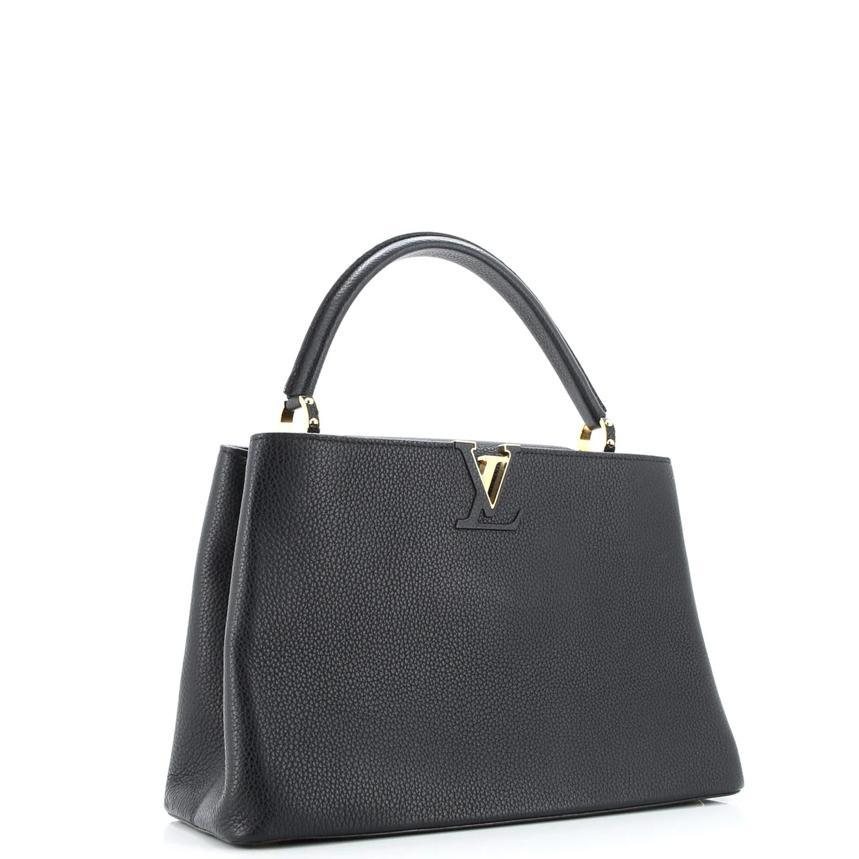 Capucines Bag Leather MM - Deep Luxury