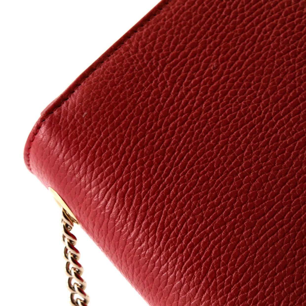 Interlocking Shoulder Bag Leather Small - Deep Luxury