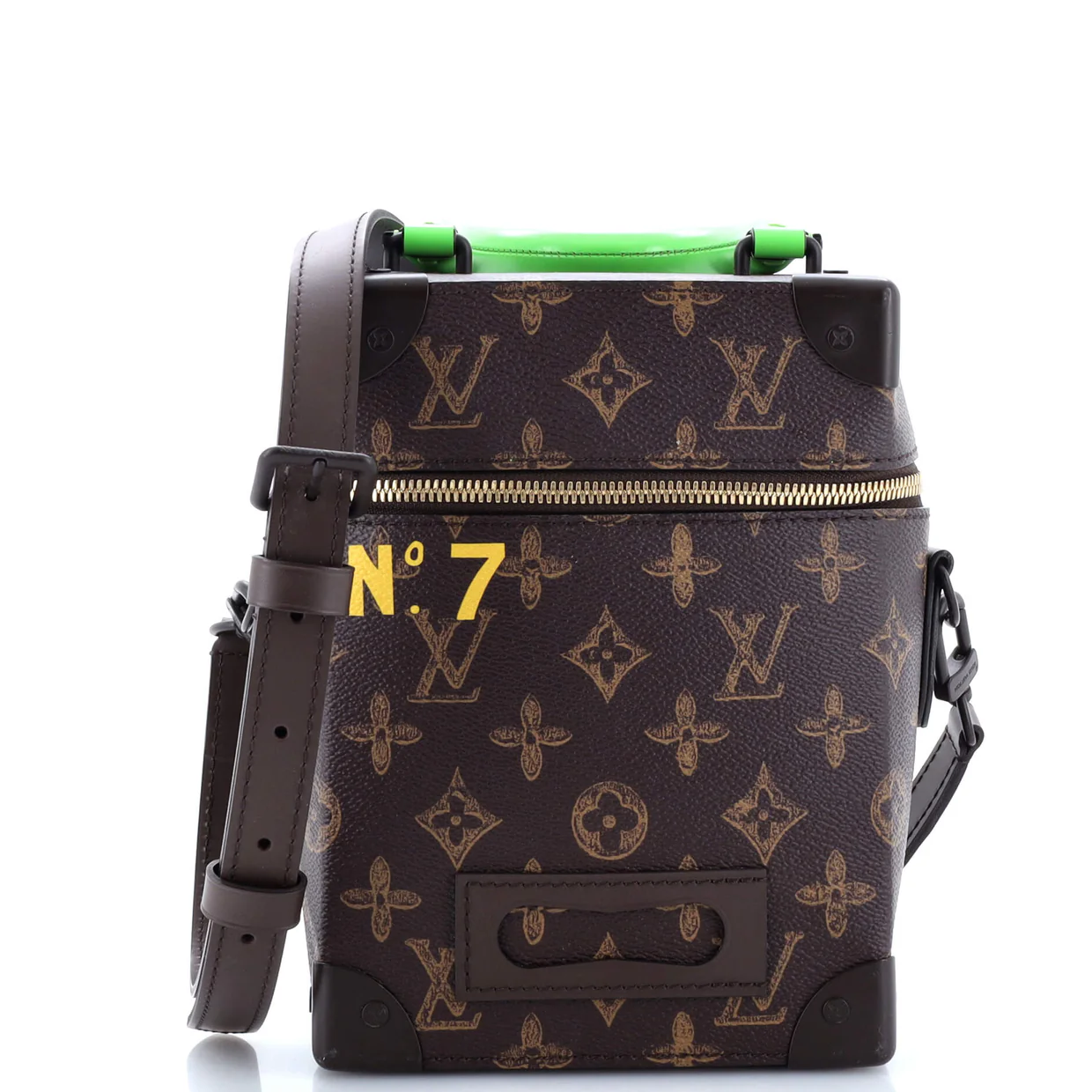 Vertical Box Trunk Bag No.7 Trunk L'Oeil Vintage Monogram Canvas - Deep Luxury