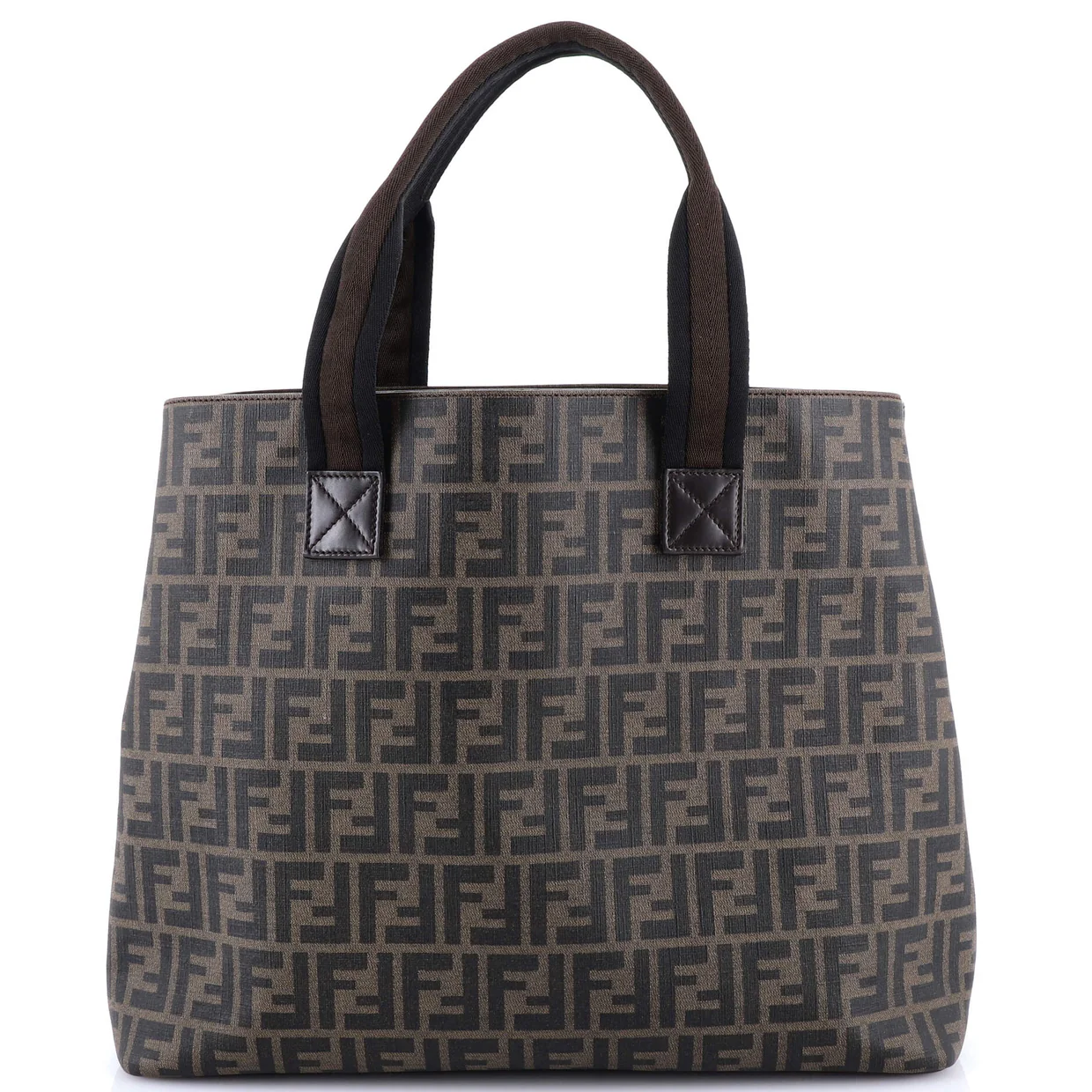 Open Tote Zucca Coated Canvas Large - Deep Luxury