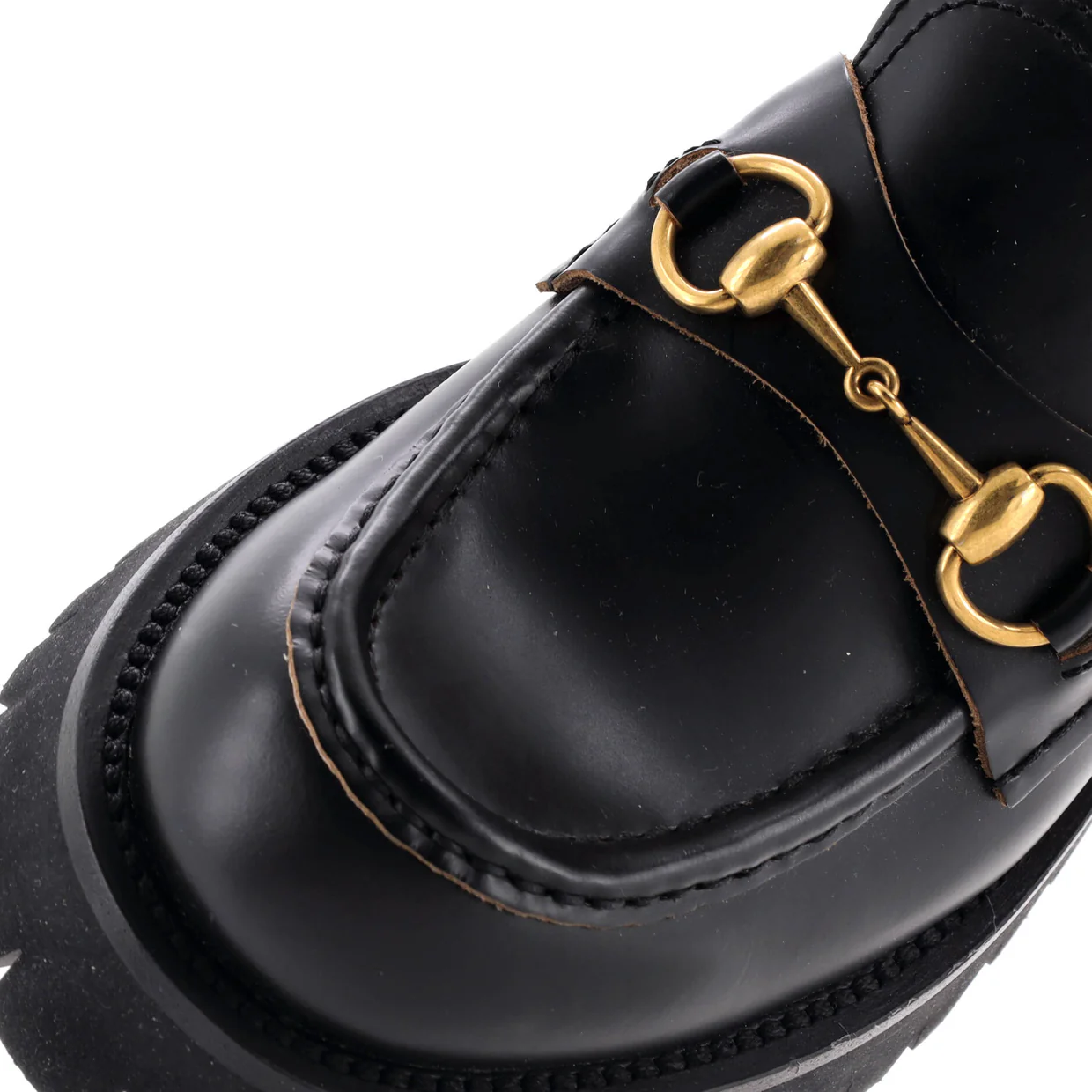 Women's Harald Horsebit Loafers GG Embossed Leather - Deep Luxury