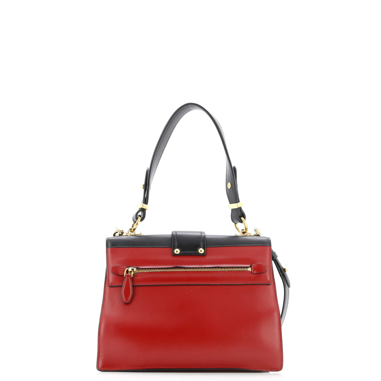 Cahier Convertible Shoulder Bag City Calf and Saffiano Medium - Deep Luxury