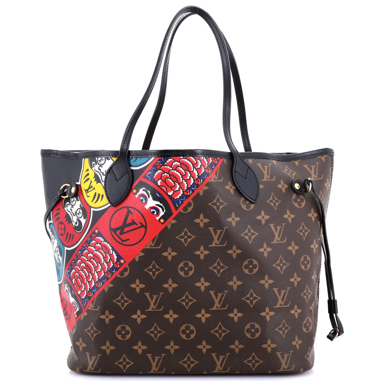 Neverfull NM Tote Limited Edition Kabuki Monogram Canvas MM - Deep Luxury