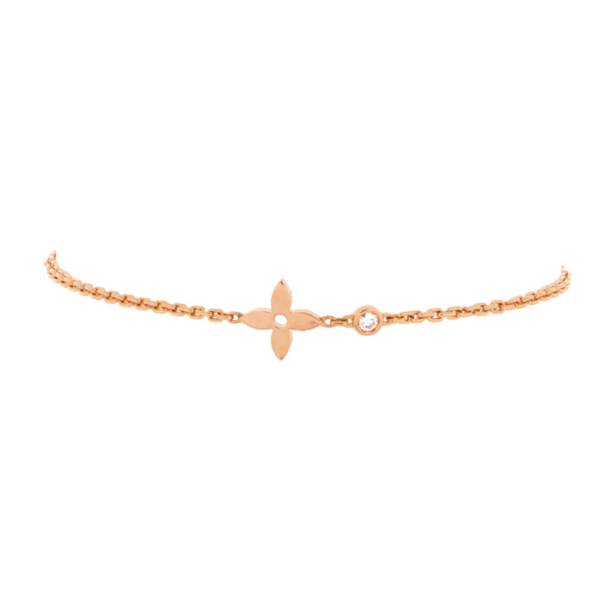 Idylle Blossom Bracelet 18K Rose Gold with Diamond - Deep Luxury