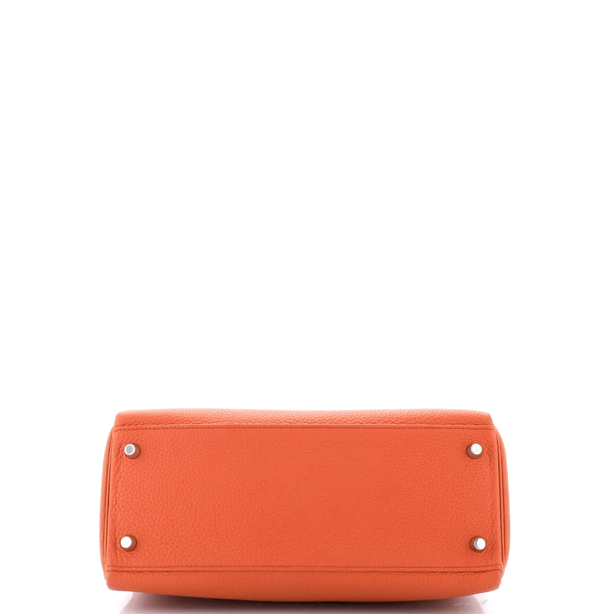 Kelly Handbag Terre Battue Togo with Palladium Hardware 28 - Deep Luxury
