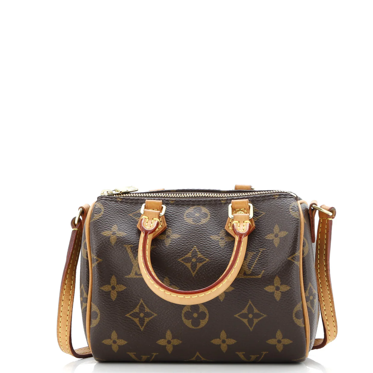 Speedy Bandouliere Bag Monogram Canvas Nano - Deep Luxury