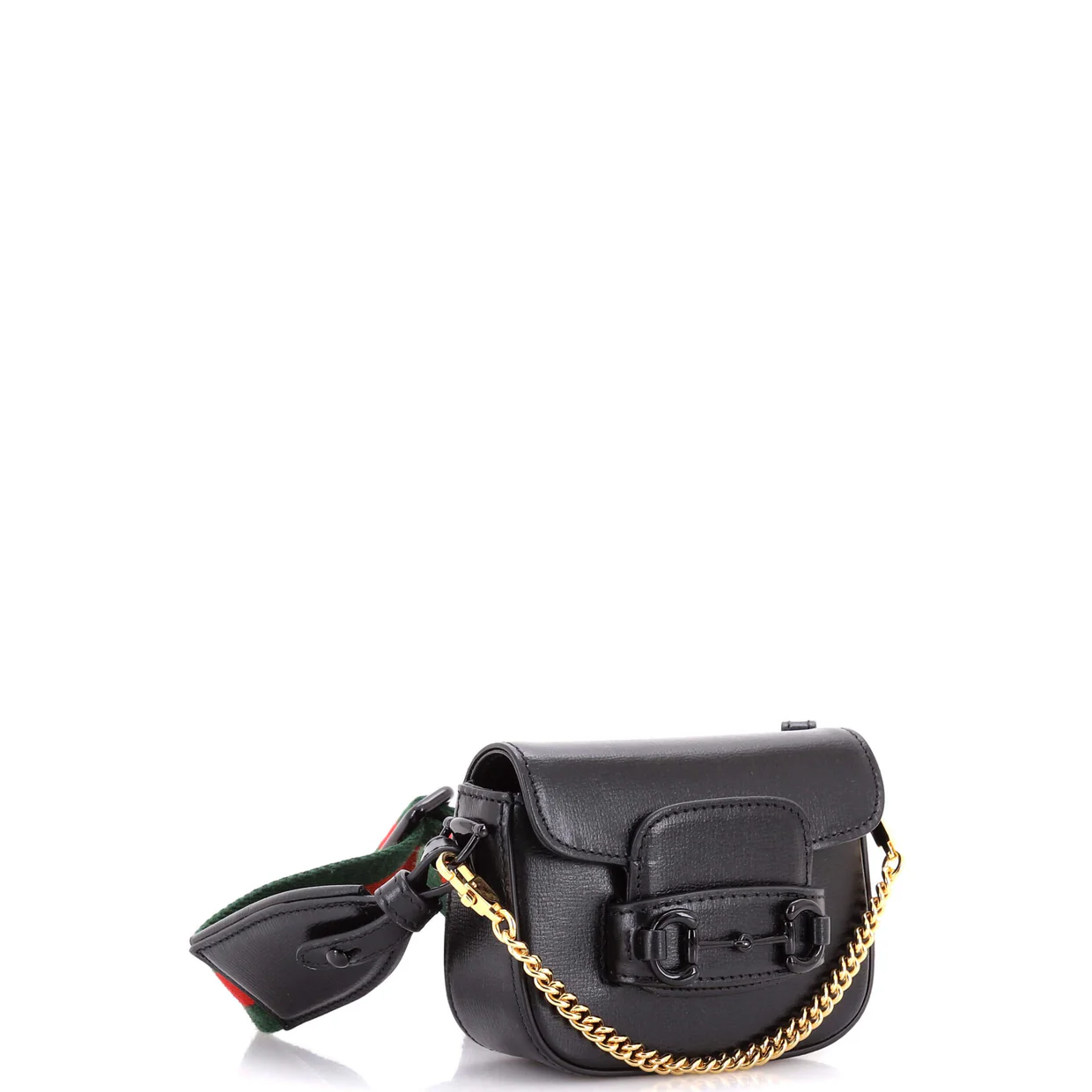 Horsebit 1955 Shoulder Bag Leather Super Mini - Deep Luxury