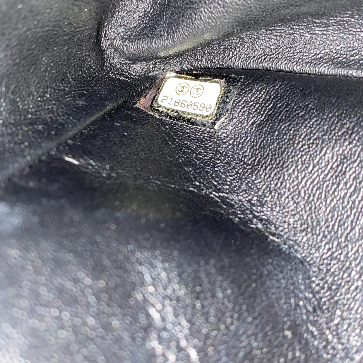 Classic Double Flap Bag Quilted Patent Jumbo - Deep Luxury