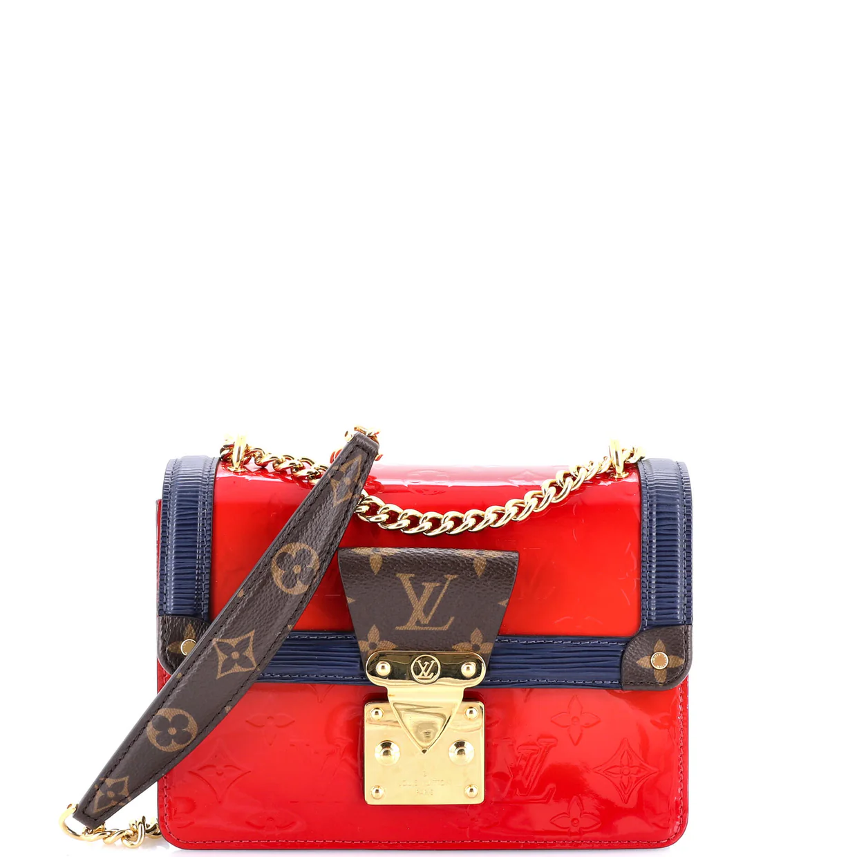 Wynwood Handbag Monogram Vernis with Monogram Canvas and Epi Leather - Deep Luxury