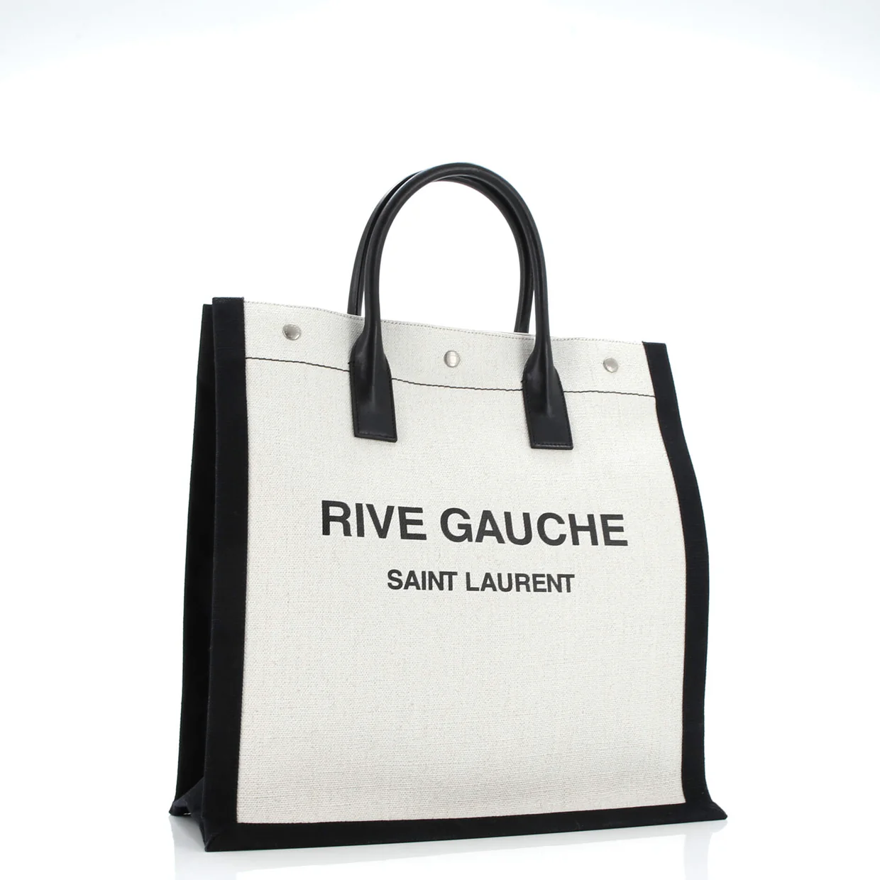 Rive Gauche Shopper Tote Canvas Tall - Deep Luxury