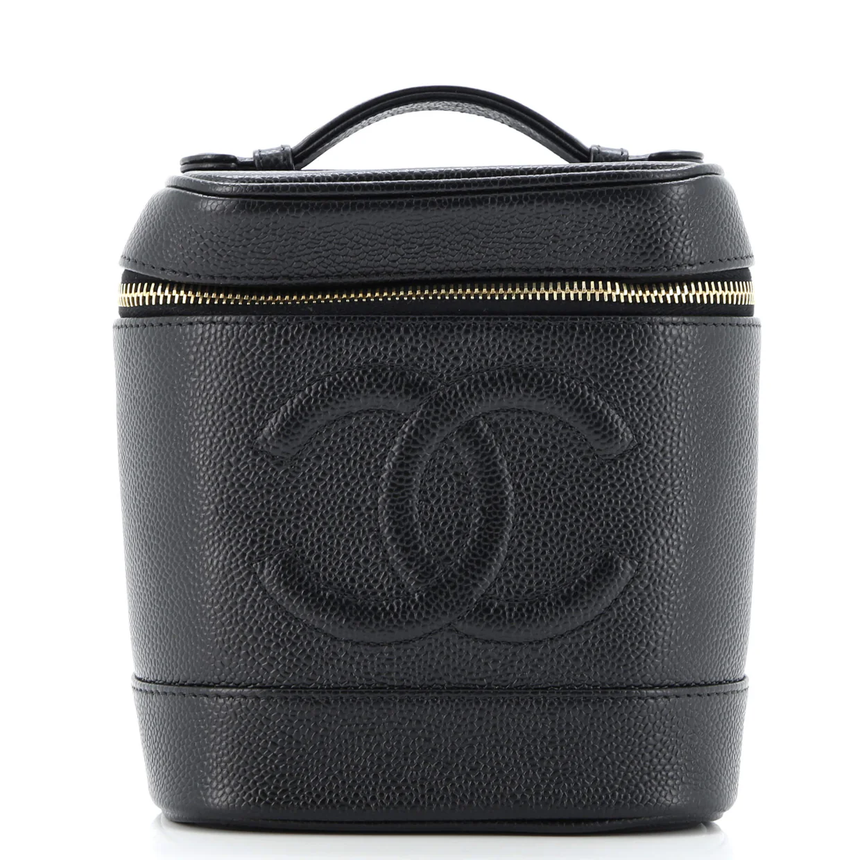 Vintage Timeless Cosmetic Case Caviar Tall - Deep Luxury